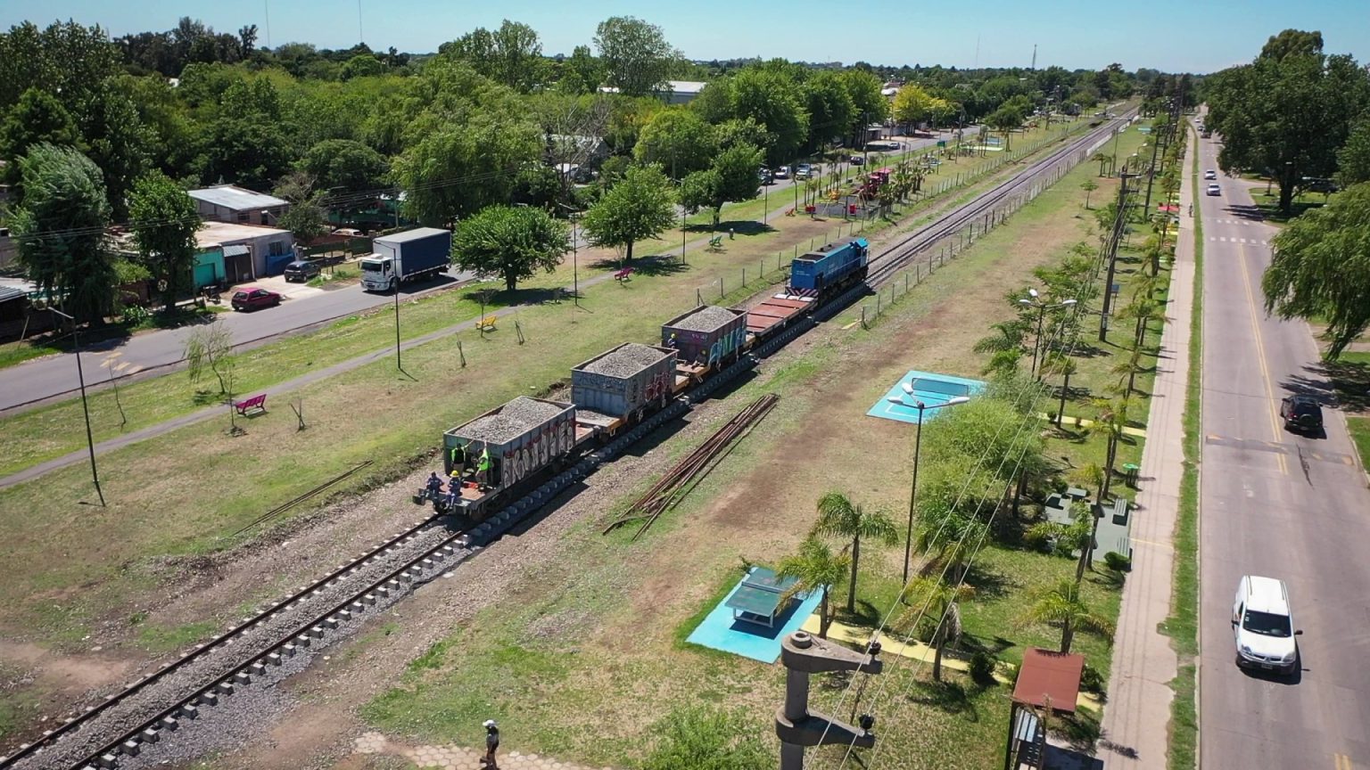 Línea Mitre avanza la renovación de vías del ramal Victoria Capilla