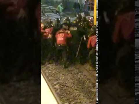 Hubo paro total de Subte tras la represión